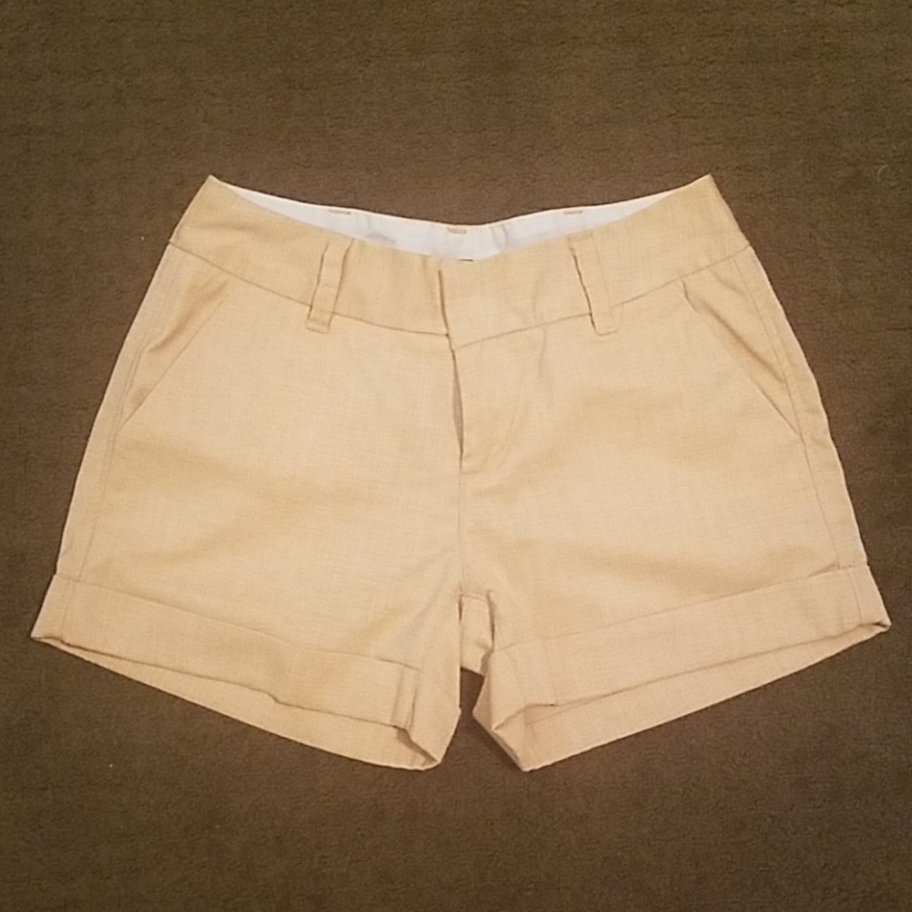 Peach colored shorts